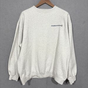 Vintage PricewaterhouseCoopers Sweatshirt Mens XXL Embroidered Logo Light Grey